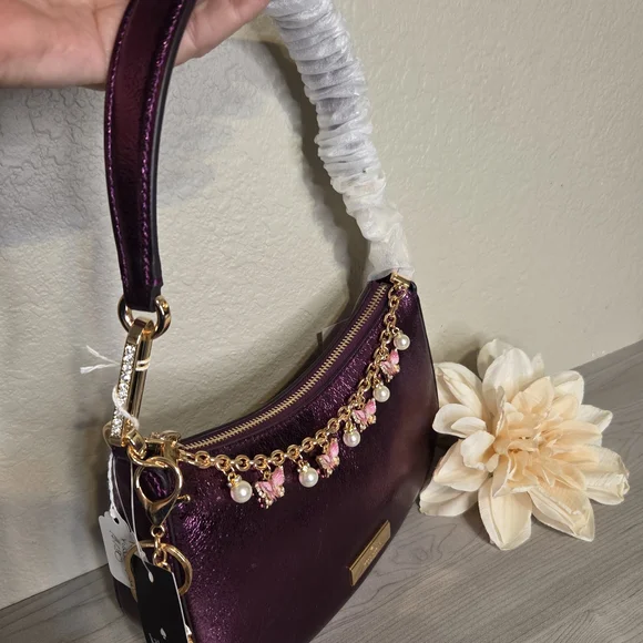 Kate Spade Plum Bag with Gold Accents Kate Spade Purple Metallic Women main image 4